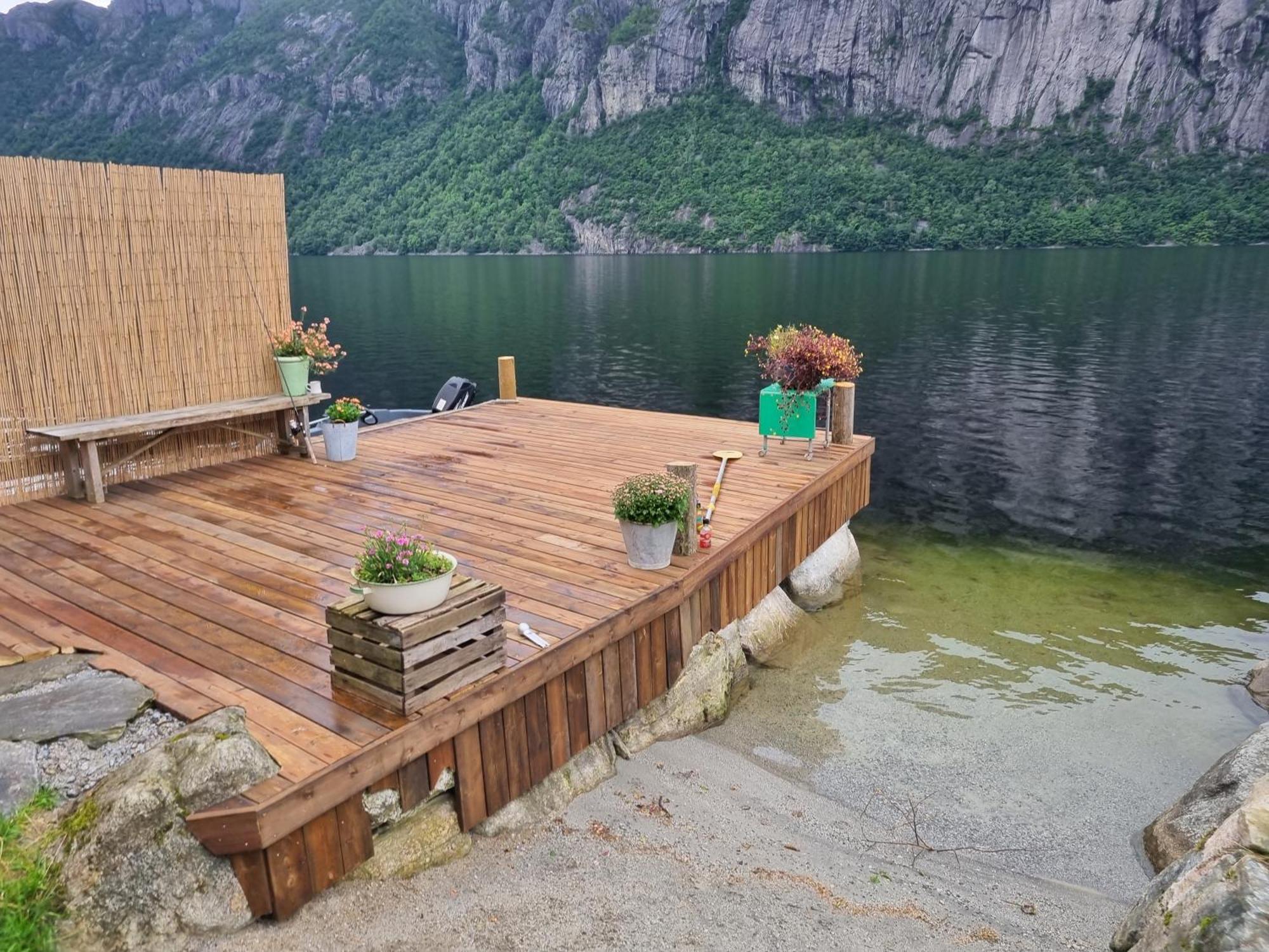Hytte Ved Preikestolen Forsand Exterior foto