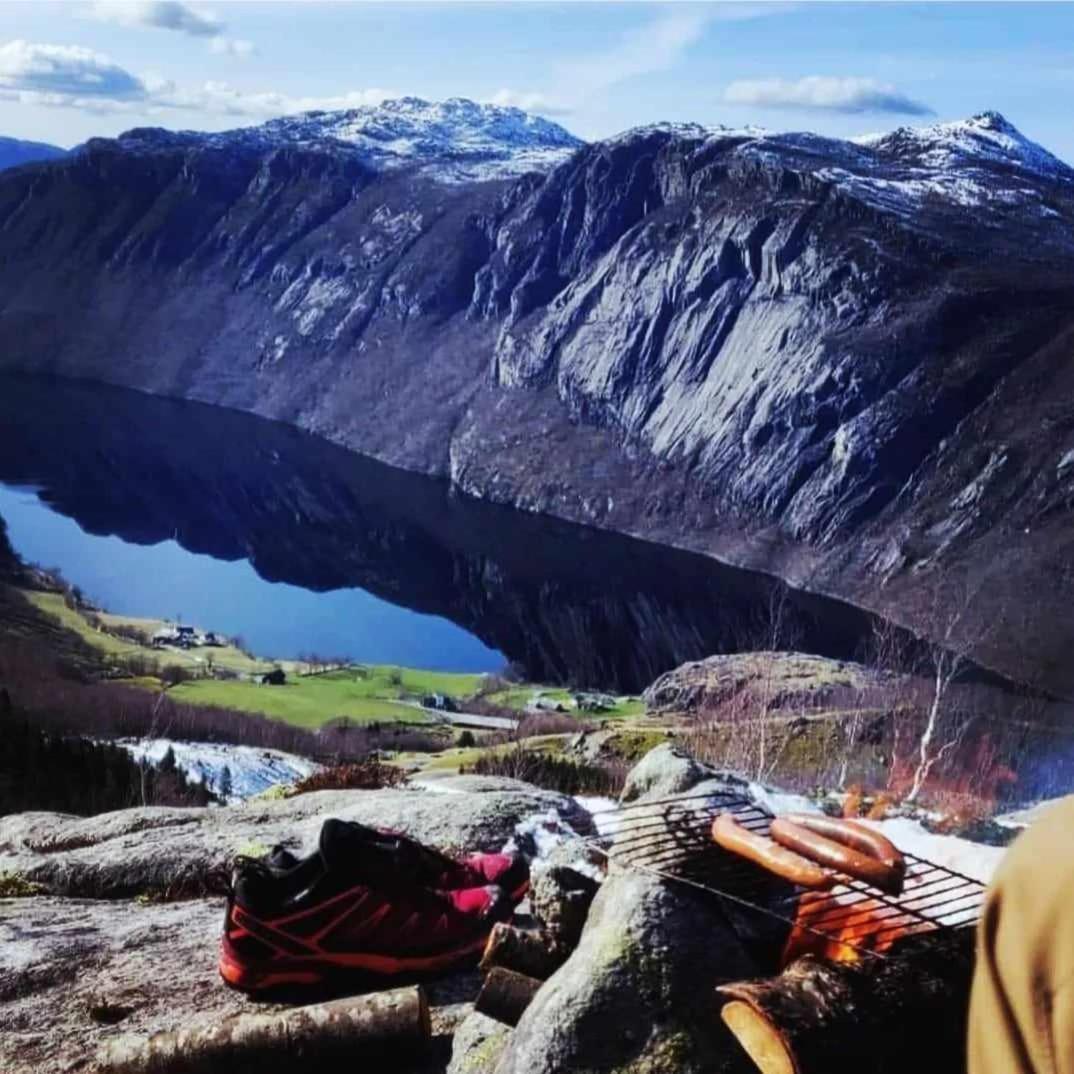 Hytte Ved Preikestolen Forsand Exterior foto