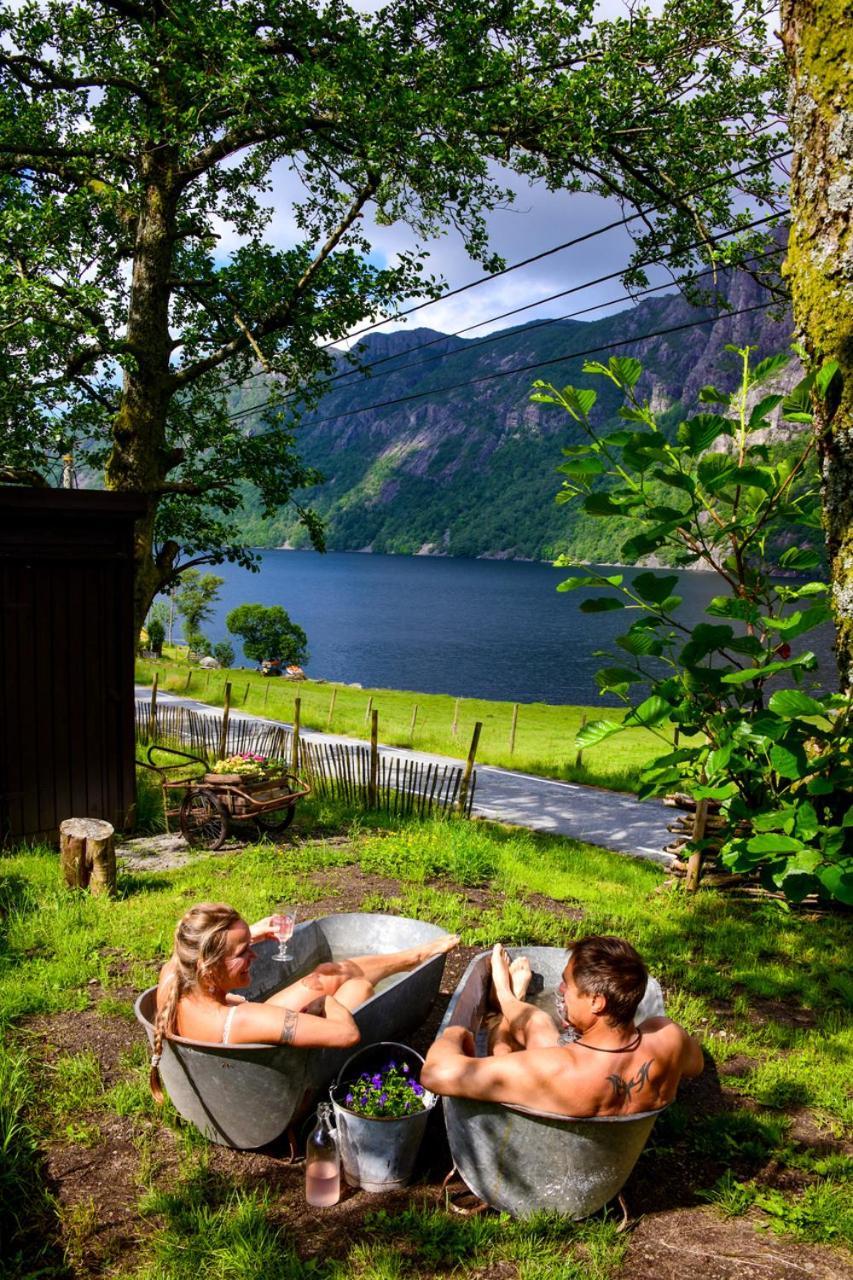 Hytte Ved Preikestolen Forsand Exterior foto