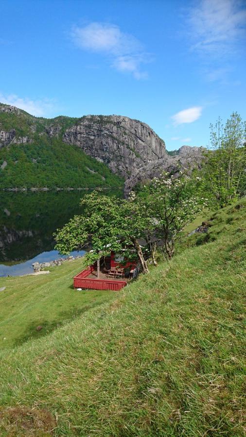 Hytte Ved Preikestolen Forsand Exterior foto